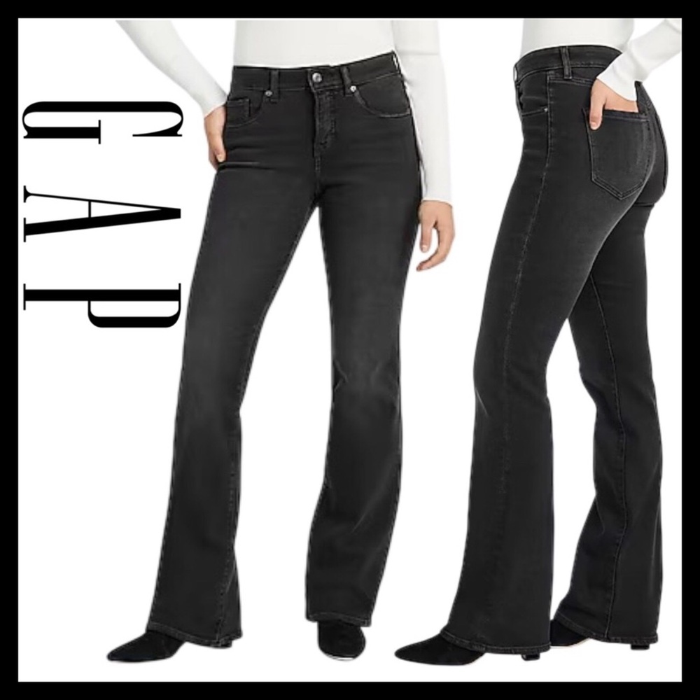 Gap Brand Greywash Women’s ‘BOOTCUT’ Denim Jeans Size 10R (Excellent Condition)